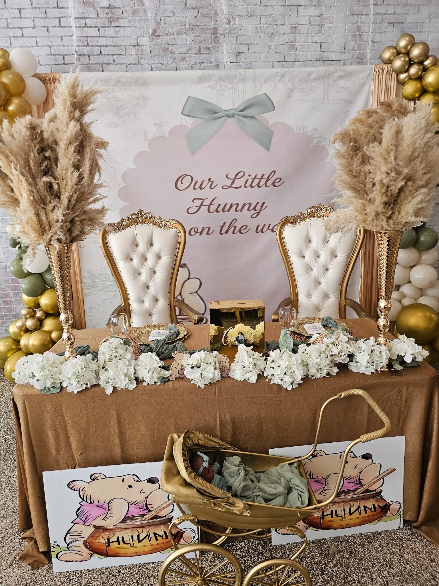 Baby shower setup
