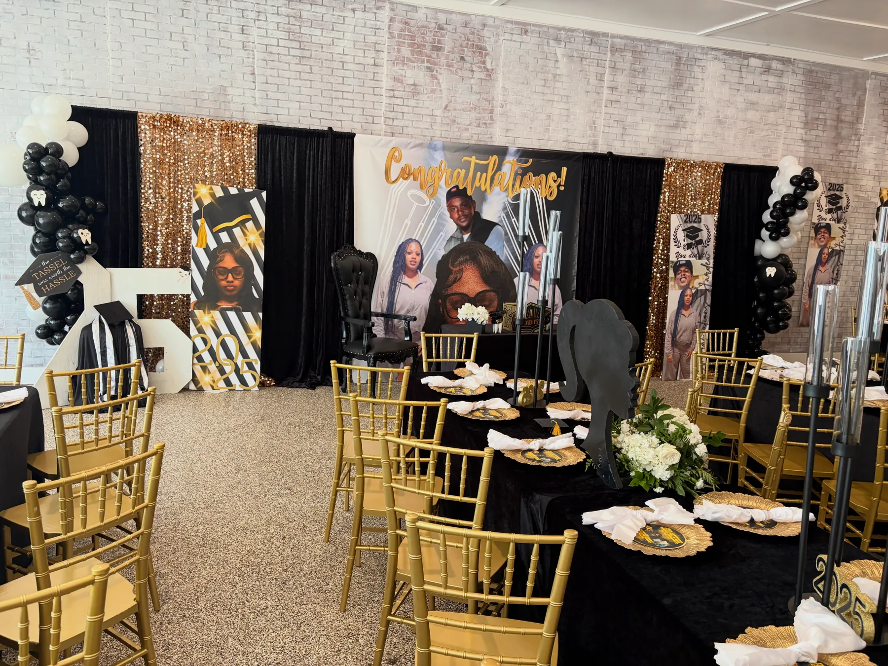 Celebration Black Gold Room
