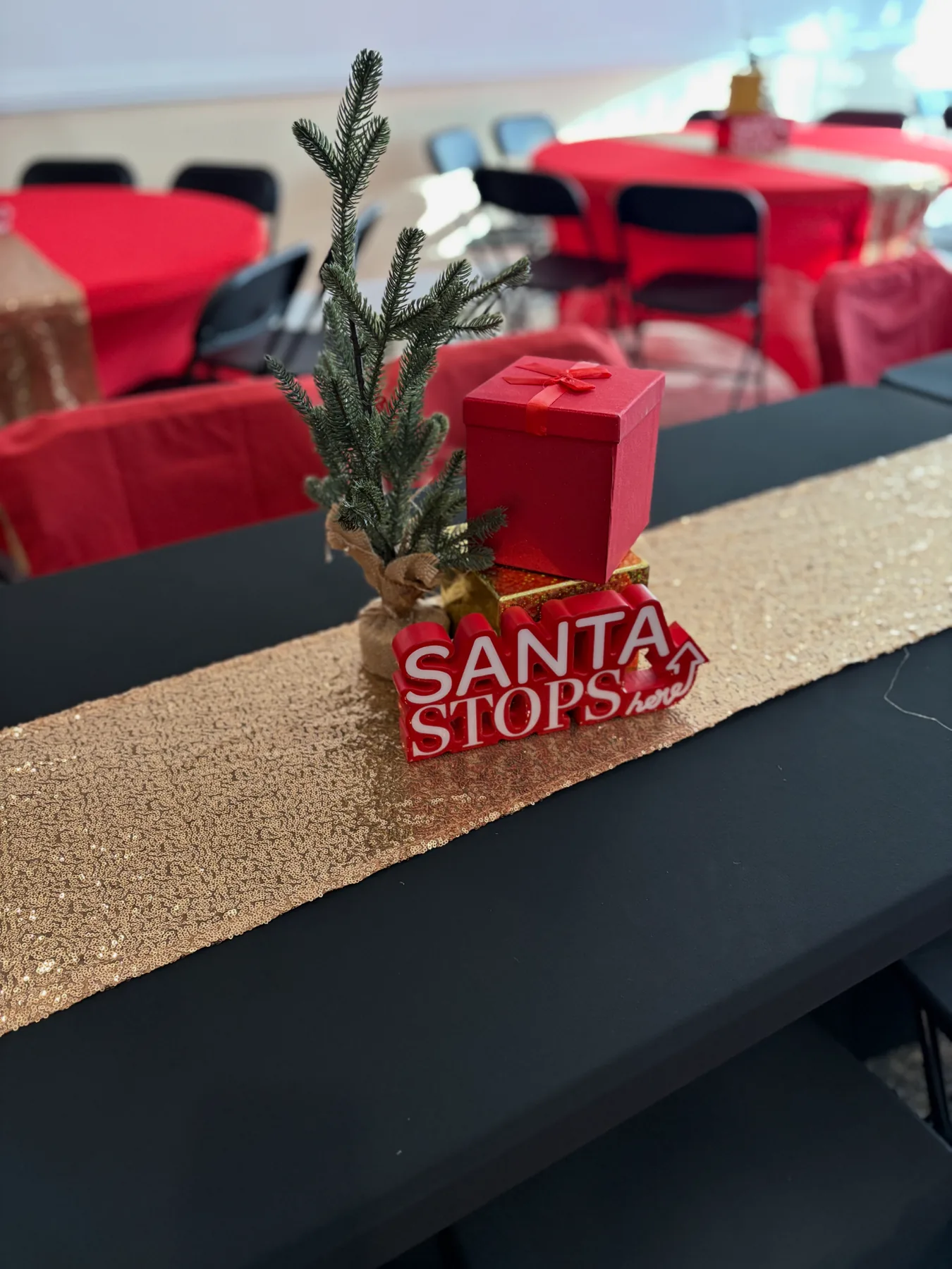 Breakfast with Santa celebration